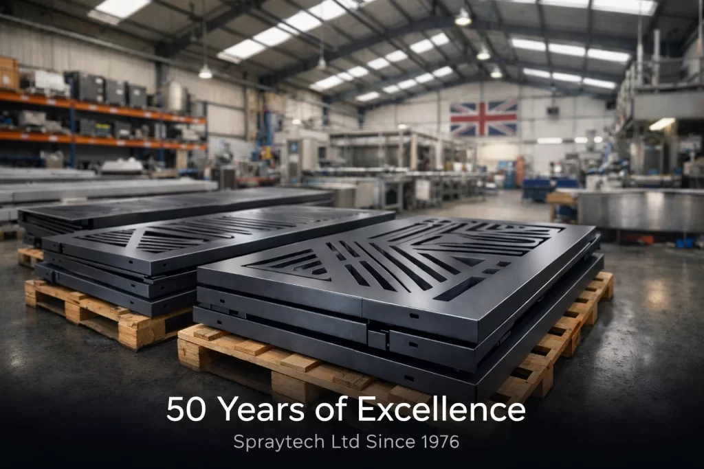 Spraytech 50 years of powder coating