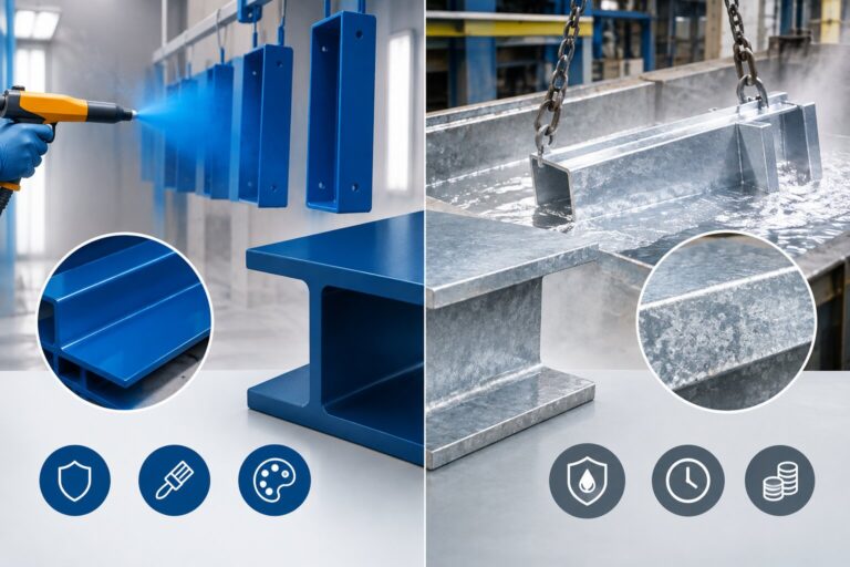 Powder Coating vs Galvanising