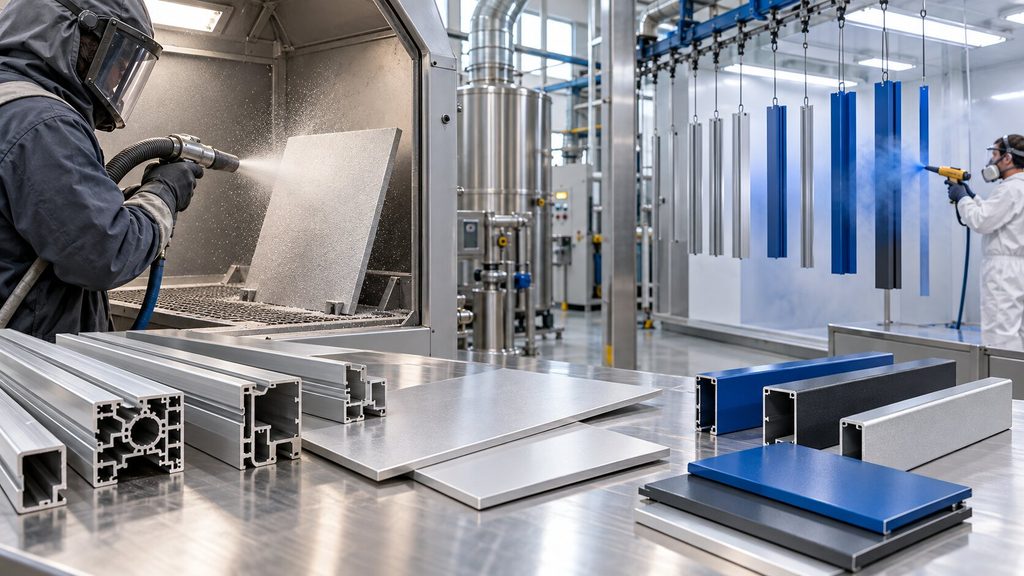 Does Aluminium Need Shot Blasting Before Powder Coating
