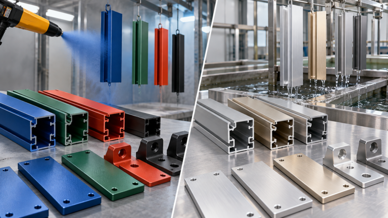 Powder Coating vs Anodising Aluminium