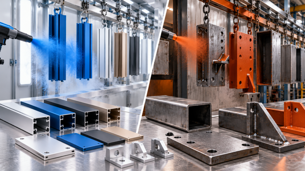 aluminium powder coating