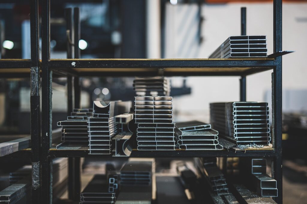 Raw metal stock including steel, aluminium and stainless steel that can be powder coated